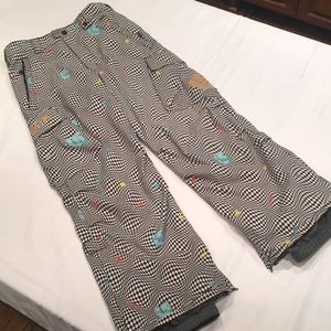 Burton boys large cargo snowboarding pants